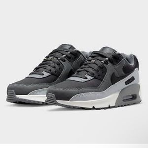 Nike Air Max 90 LTR GS Anthracite Black Sneakers Running -Sz 6.5Y -8 W